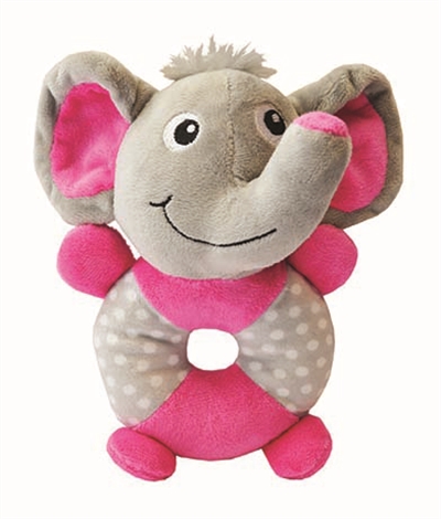 Little rascals pluche speelring olifant product afbeelding