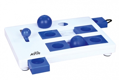 Trixie Cat Activity Brain Mover Strategiespel Wit Blauw trixie kopen in de aanbieding Trixie Cat Activity Brain Mover Strategiespel Wit Blauw trixie kopen in de aanbieding