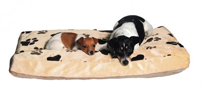 Trixie hondenkussen gino pootprint beige/lichtbruin product afbeelding