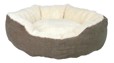 Trixie hondenmand yuma bruin / wit product afbeelding