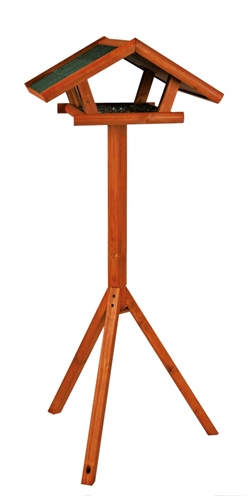 Trixie natura voederhuis met standaard bruin product afbeelding