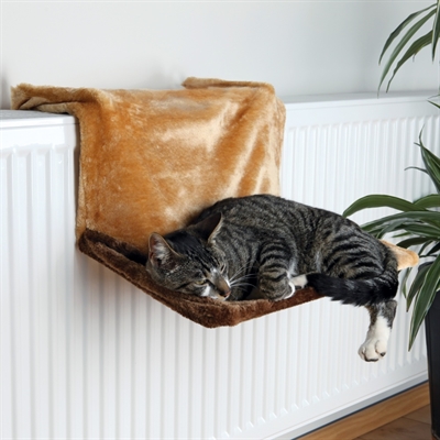 Trixie radiatorhangmat pluche bruin product afbeelding