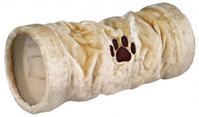 Trixie kattentunnel pluche beige product afbeelding
