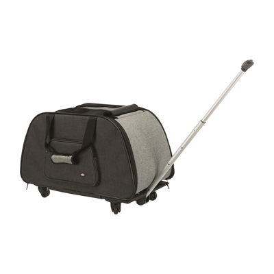 Trixie reismand trolley zwart / grijs product afbeelding
