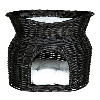 Trixie kattenmand wilg zwart product afbeelding