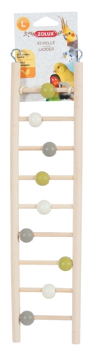 Zolux ladder hout 9 treden met kralen product afbeelding