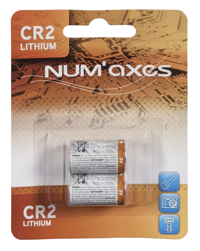 Numaxes lithium batterij cr2 product afbeelding