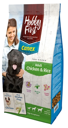 Hobbyfirst canex adult chicken&rice product afbeelding