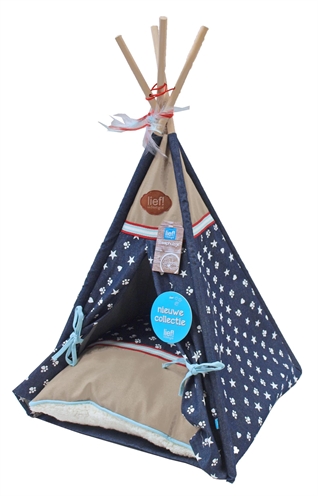 Lief hondenmand / kattenmand tipi unisex product afbeelding