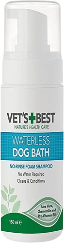 Vets best waterless dog bath product afbeelding