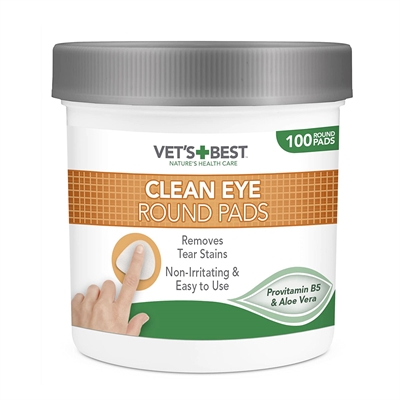 Vets best clean eye round pads product afbeelding