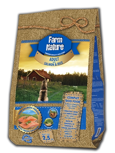 Farm nature salmon / rice product afbeelding