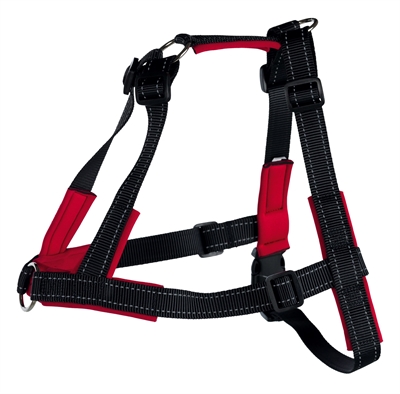 Trixie lead'n'walk soft tuig zwart