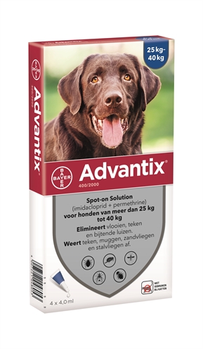 Bayer advantix spot on product afbeelding