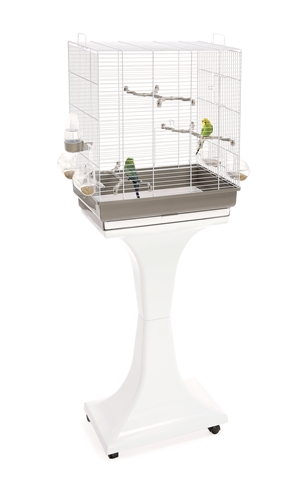 Imac vogelkooi camilla taupe / wit product afbeelding