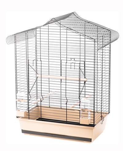 Interzoo vogelkooi vega zwart / beige product afbeelding