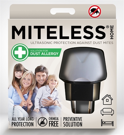 Miteless huisstofmijt afweer stekker voor in huis blauw product afbeelding