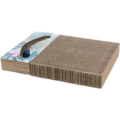 Trixie krabplank karton met balletjes wit product afbeelding