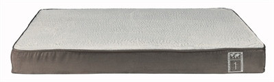 Trixie vitaal orthopedische kussen taupe/lichtgrijs product afbeelding