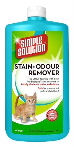 Simple solution stain&odour vlekverwijderaar kat navulling product afbeelding