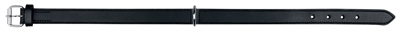 Trixie halsband hond active leer zwart product afbeelding