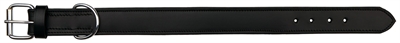 Trixie halsband hond active leer breed zwart product afbeelding