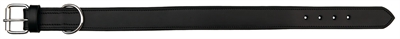 Trixie halsband hond active leer breed zwart product afbeelding