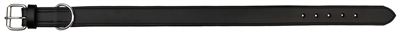 Trixie halsband hond active leer breed zwart product afbeelding