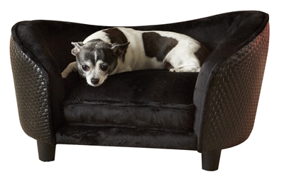 Enchanted hondenmand sofa ultra pluche snuggle wicker bruin product afbeelding