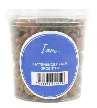 I am kattensnoep zalm / groenten product afbeelding