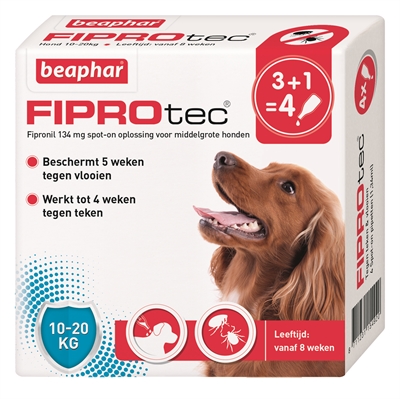 Beaphar fiprotec hond tegen teken en vlooien product afbeelding