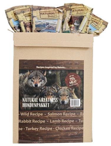Natural greatness kennismakingspakket hond product afbeelding
