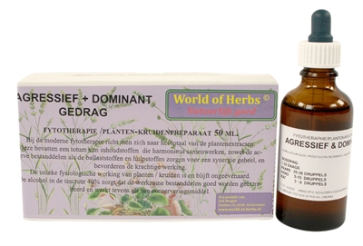 World of herbs fytotherapie agressief / dominant gedrag product afbeelding