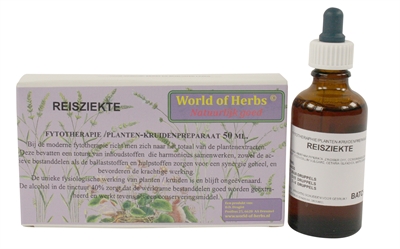 World of herbs fytotherapie reisziekte product afbeelding