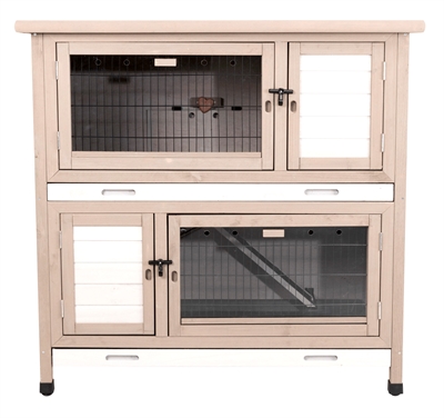 Trixie natura konijnenhok met isolatie grijs product afbeelding