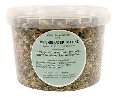De vries konijnenvoer deluxe product afbeelding