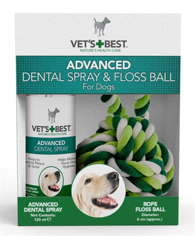 Vets best dental spray met floss kit product afbeelding