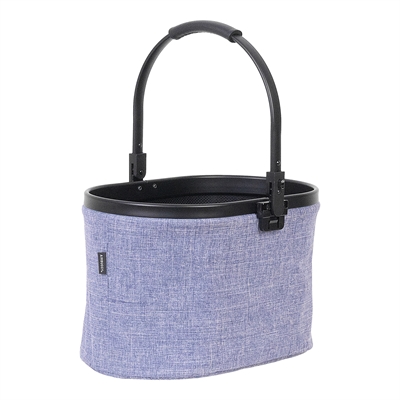 Airbuggy multi basket hondenbuggy gemeleerd denim product afbeelding