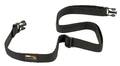 Airbuggy schouderriem voor cordura organizer zwart product afbeelding