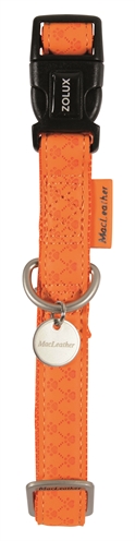 Macleather halsband oranje product afbeelding