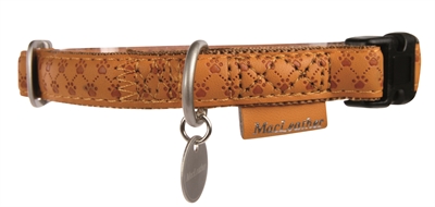 Macleather halsband bruin (25 MMX45-70 CM)