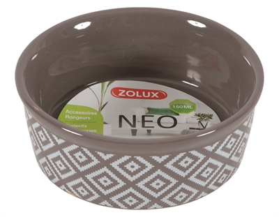 Zolux voerbak knaagdier neo sandstone grijs product afbeelding