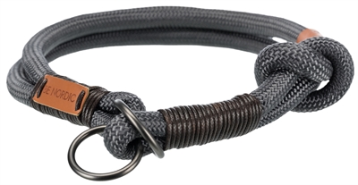 Trixie be nordic slip halsband hond donkergrijs / bruin product afbeelding