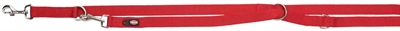 Trixie hondenriem premium verstelbaar nylon rood product afbeelding