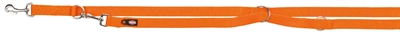 Trixie hondenriem premium verstelbaar nylon papaya oranje product afbeelding