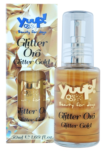 Yuup fashion glitter gold hondenparfum product afbeelding