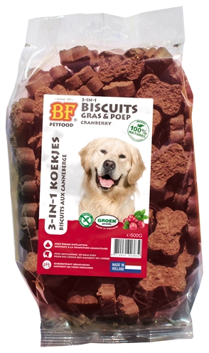Biofood 3 in 1 hondenkoekjes met cranberry product afbeelding