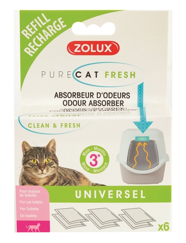 Zolux clean&fresh universeel filter kattenbak