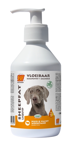 Biofood vloeibaar schapenvet met zalmolie product afbeelding