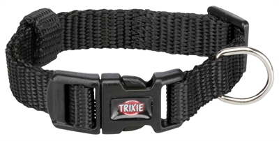 Trixie halsband hond premium zwart product afbeelding